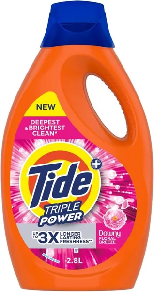 Tide Triple Power with a Touch of Downy Floral Breeze Liquid Detergent 2.8L