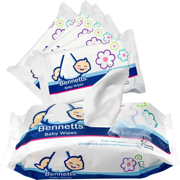 Bennetts Baby Wipes - 6 x 80'S Best Deal