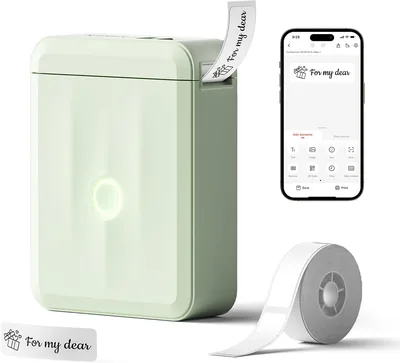 NIIMBOT D110 Bluetooth Label Printer + Tape