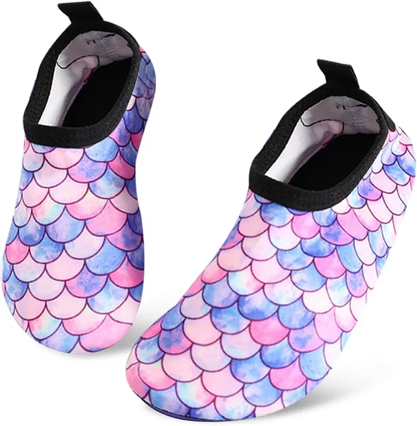 BananaHome Kids Swim Water Shoes Barefoot Sports Shoe Quick Dry Non-Slip Water Skin Sneakers for Beach Aqua Pool Boy Girl