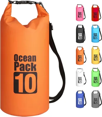 Morainjay Waterdichte Tas 2024, Nieuw, Verstelbare Schouderband, Oranje, Verschillende Groottes, 10L