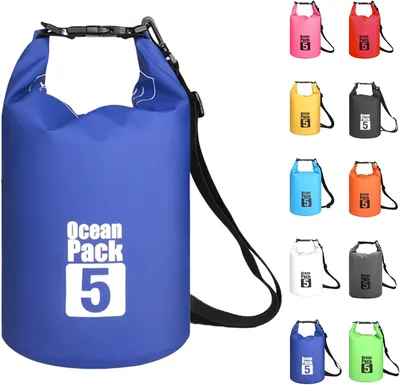 Morajay 2025 Waterdichte Tas, 2L/5L/10L/15L/20L/30L Zwemtassen met Verstelbare Schouderbanden - Beste Deal