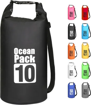 MorainJay 2025 Nieuw Droogzak Waterdicht Zak, 2L/5L/10L/15L/20L/30L Waterdichte Verpakkingszak met Verstelbare Schouderbanden