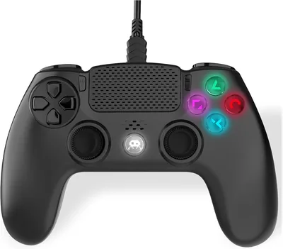 Manette Filaire Freaks and Geeks pour PS4 - Noir avec Câble de 3m - Meilleure Offre