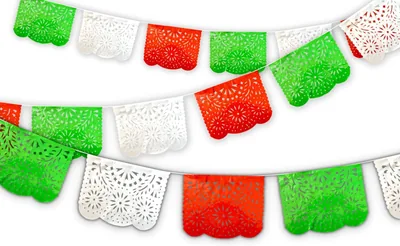 CIR ARTESANÍAS - Papel Picado en Plástico Destello Floral Abstracto para Todo Evento | Kit de 10 Tiras de 5 Metros (50 Metros