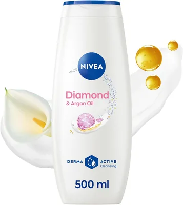 Nivea Diamond & Argan Oil Body Wash, 500ml | 38% Off