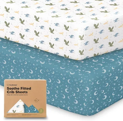 KeaBabies Organic Crib Sheets 2-Pack (9% Off)