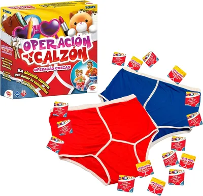 Bizak Operación Calzon, Juego de Mesa Familiar, Divertido Juego de Cartas para Jugar con Amigos, Regalo de Juego para Niños Niñas desde 4 Años