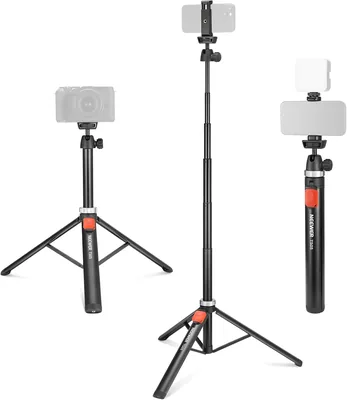 NEEWER Tripod with Remote & Phone Holder