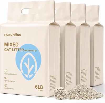 Fukimaru Tofu Cat Litter 10.8kg - Arena para Gatos Aglutinante, Tofu y Bentonita, Sin Polvo y Fácil de Aglomerar, Control de Olores (13% Descuento)