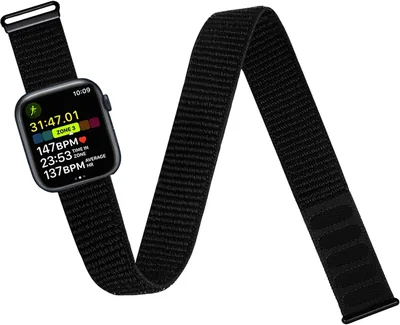 Ankle/Arm Band Compatible with Apple Watch 49mm 45mm 44mm 42mm 41mm 40mm 38mm, Breathable Nylon Armb