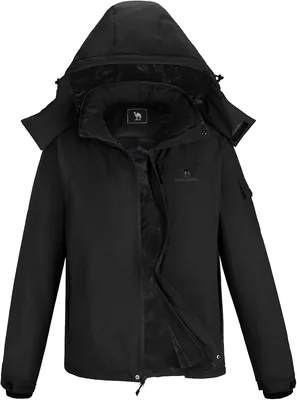 Chaqueta de Esquí Camel Crown Impermeable y A Prueba de Viento para Hombre