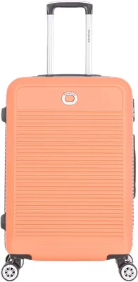 Mala de Viagem SANTINO Média 23kg Rígida com Rodas 360º - Laranja (Tamanho 24)