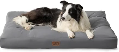 BEDSURE Waterproof Dog Bed Large - Cool Mat for Dogs, Dark Grey