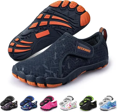 SEEKWAY Water Shoes Kids - Wide Toe Box Sand Shoes Hiking Swim Beach