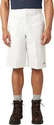 Dickies Men's Loose Fit Flat Front Work Shorts, 13"