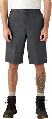 Dickies Men's Loose Fit Flat Front Work Shorts, 13"