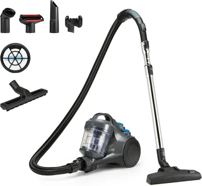 Basics 850W Corded Canister Vacuum Cleaner