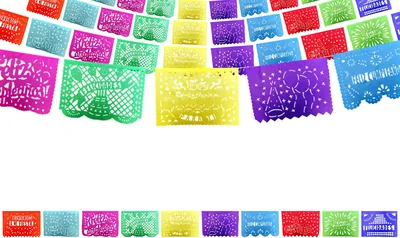 CIR ARTESANIAS - Papel Picado para Cumpleaños | Kit de 10 tiras de 5 metros