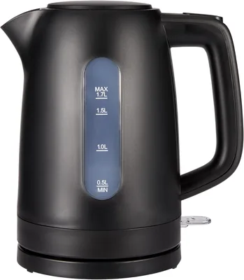 Basics Electric Kettle 1.7L Matte Black