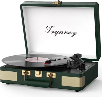 Trynnay Turntable Record Player Best Deal