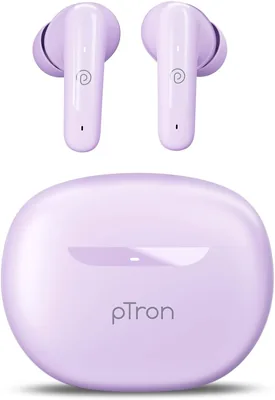 प्राप्त करें pTron Bassbuds Astra TWS काफ़ीन-एयर, 34 घंटे प्लेटाइम, स्टीरियो कॉल, कस्टम EQ, मोबाइल ऐप, BTv5.3