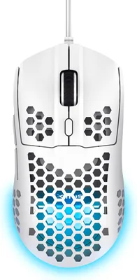GXTrust Helox USB White Gaming Mouse 7% Off