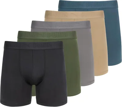 Puma 5 Pack Performance Boxer Briefs Ropa Interior de Hombres Hombre