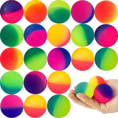 BeyondLuv Bouncy Balls Party Favors for Kids - 24pcs