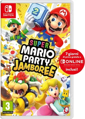 Super Mario Party Jamboree + 7 giorni di NSO - Videogioco Nintendo - Ed. Italiana - Versione su scheda - Best Deal
