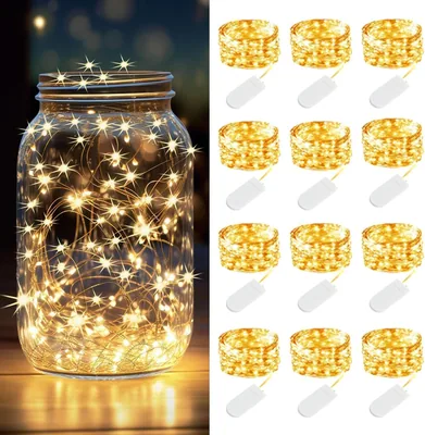 12Pack Fairy Lights 2M Copper Wire LED String Lights Best Deal