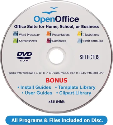 Suite de Oficina Nueva 2025 en DVD: Alternativa Excelente a MS Office para Escuela, Hogar o Negocio - Compatible con Word, Excel