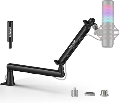 Aokeo AK-55 Bras de Microphone à Faible Profil, Compatible avec Blue Yeti, Snowball iCE, HyperX QuadCast, SoloCast, Elgato Wave - Meilleures Offres