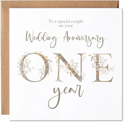 Maise & Rose 1st Wedding Anniversary Card Best Deal