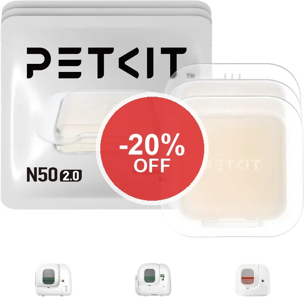 PETKIT Geurverdeler voor Pura Max 2 en PUROBOT MAX PRO 2 Zelfreinigende Kattoilet, Geurcontrole (3 Stukken) - 20% Korting