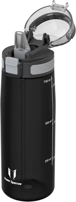 Sparrow Straw Waterflask - Tritan Sportflask - 750ml | Barnsflask, Leckfritt, Dishwasher Safe, BPA Fritt