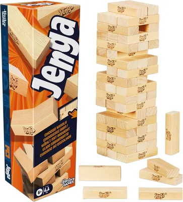Hasbro Jenga 2025 Tower Stacking Game | Free Web App | Wood Block Party Games