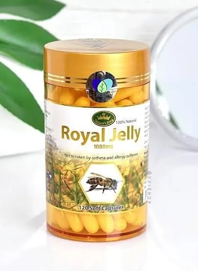 Royal Jelly Nature s king royal jelly 1000mg royal jelly supplement 120soft capsules