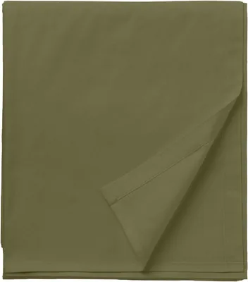 Luscious Living Microfibre Flat Sheet, Single, Green - 36% Off