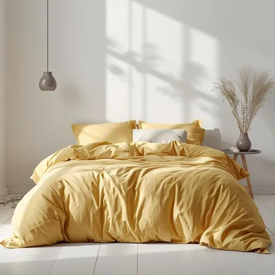 Luscious Living Duvet Cover Set Yellow