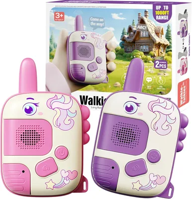 HONGID Unicorn Walkie Talkies Toys for Girls (2 Pack) - 15% Off