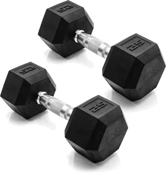 CAP Barbell Coated Hex Dumbbell Weight - Pairs