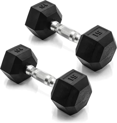 CAP Barbell Coated Hex Dumbbell Weight - Pairs | Multiple Options