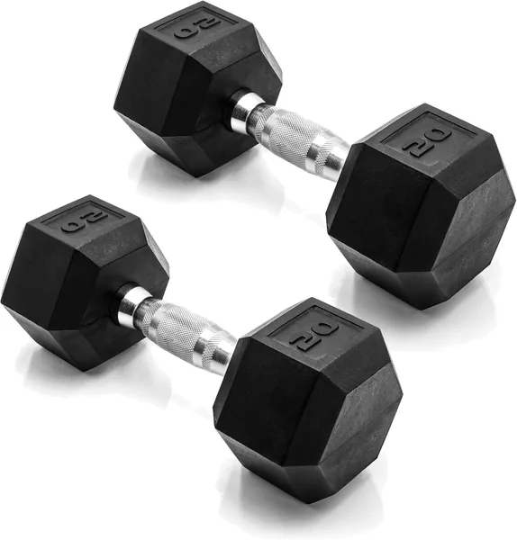 CAP Barbell Coated Hex Dumbbell Weight - Pairs | Multiple Options
