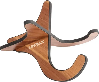 Support pour Ukulélé Linrax US1 en Bois - Support Universel pour Violon, Banjo, Mandoline, Lyre, Harpe - Portable Solde au Plancher