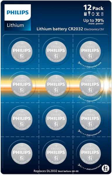 Philips Lithium CR2032 3 Volt