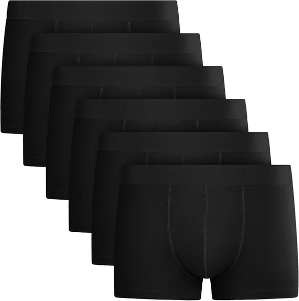 QINCAO Men's Boxer Shorts Pack of 6