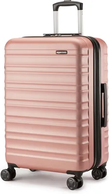 Valise Amazon Basics Medium Rigide - Expandable ABS pour Voyage avec 4 Roues à Double Pivot Antirayures et Légère