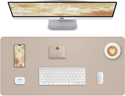 Leather Desk Protector Mat