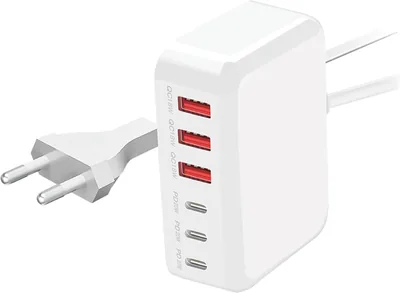 Supa Fly 114W USB-C Smart Charging Station - White 29% Off